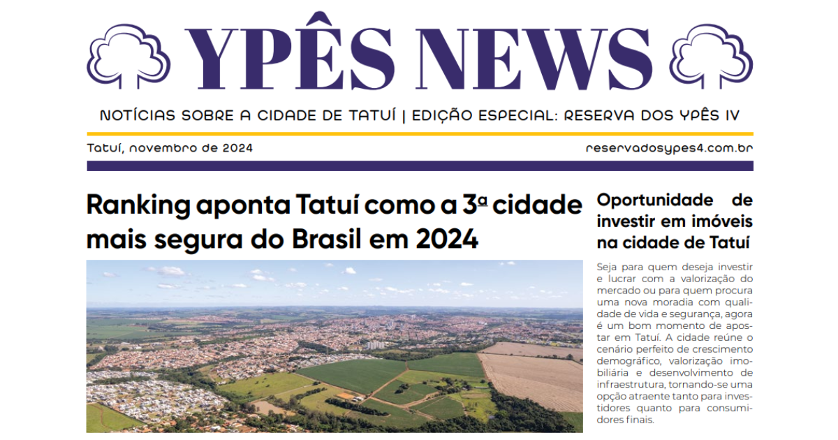 [Descubra o Ypês News: sua fonte de informação sobre o mercado imobiliário em Tatuí]